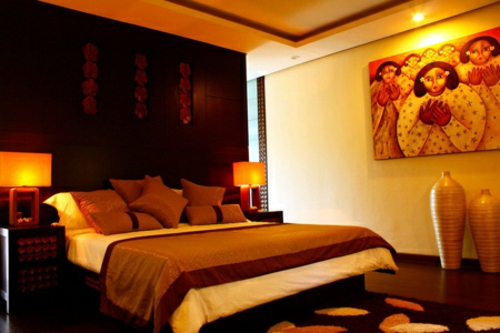 feng shui einrichtung schlafzimmer religiöse symbole buddha