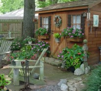 Gartenhäuser aus Holz – schönes und kompaktes Gartenhaus im Hinterhof