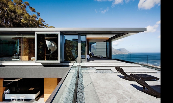 coole terrassenüberdachung ideen hochmodern garten meer