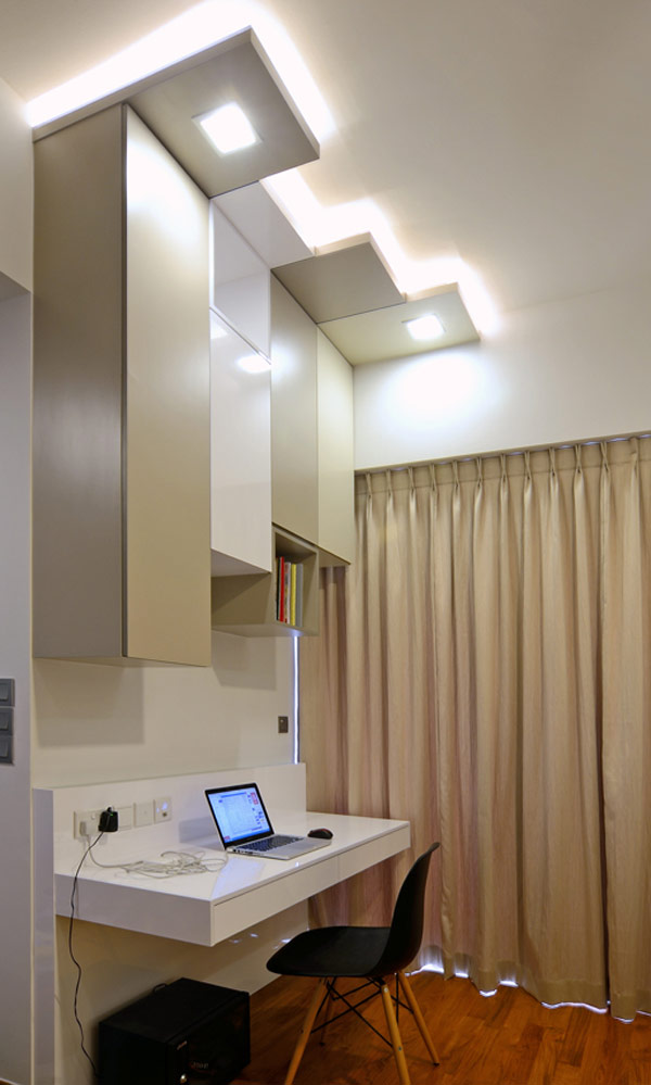 Vier – Level- Terrassen-Haus in Singapur von KNQ Associates