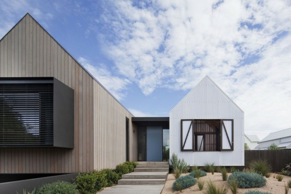 architektur design australien haus holz struktur häuschen