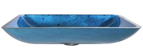 badezimmer ideen waschbecken irruption blue vessel kraus