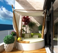 Kleinen Balkon gestalten – schaffen Sie eine grüne Entspannungsecke