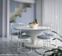 Coole Esszimmer Designs in Weiß – aufregende Designer Vorschläge
