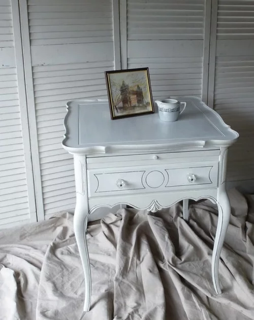 coole handbemalte möbel designs französisch nachttisch cottage studio poppy
