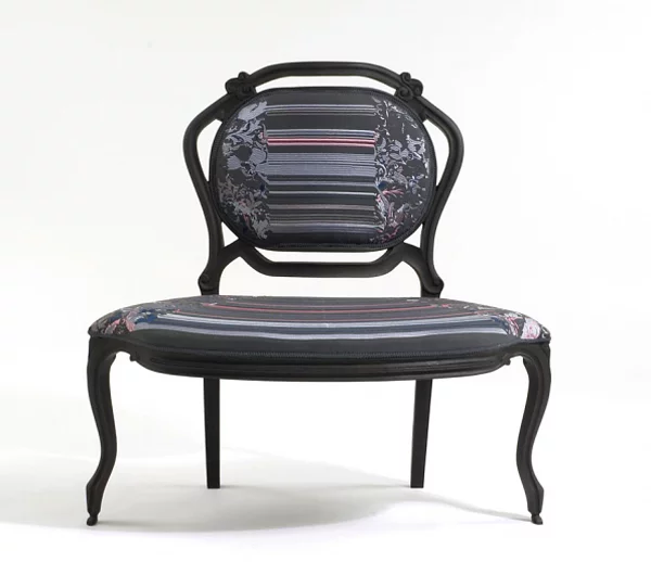 coole klassische stuhl designs bank idee streifen