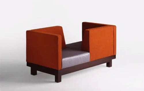 j-förmiges kleine sofa design ideen zwei personen geometrisch