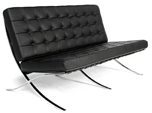 kleine sofa design ideen zwei personen leder