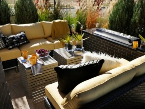 coole moderne gartenmöbel designs leder sofa