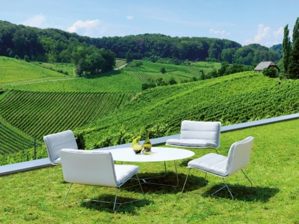 coole trendy outdoor möbel designs viteo natur