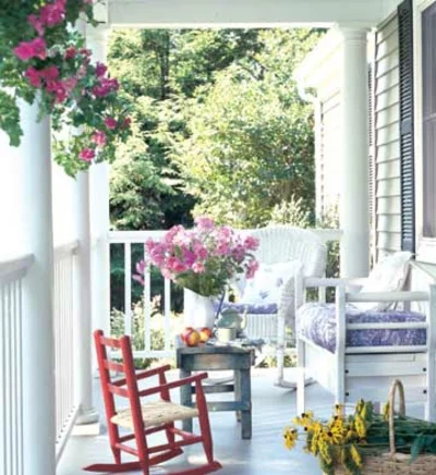 coole veranda designs leicht blumen