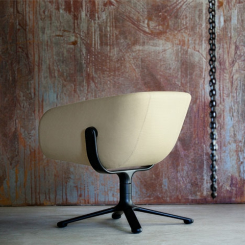 cooles büro stuhl design freistehend beige farben