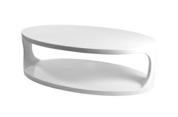 extrem kreative coole kaffee tische plastisch oval weiß serena