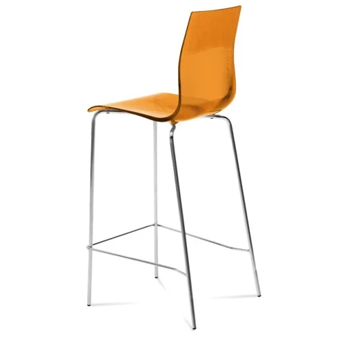 interior design orange domitalia stehstuhl acrylmöbel