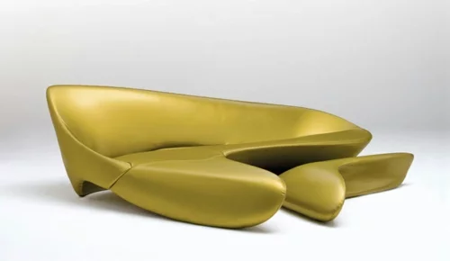 attraktives schönes designer sofa zaha hadid idee glatt klare linien