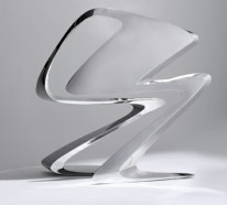Futuristisches Stuhl Design von Zaha Hadid für Sawaya & Moroni