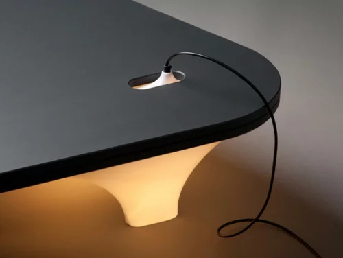 innovative praktische tisch lampe design steckdoe leiter