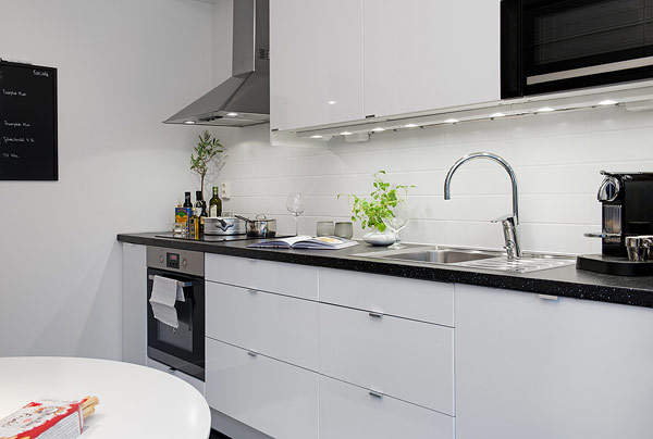 interior design wohnung apartment schweden küche arbeitsplatte