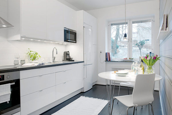 interior design wohnung apartment schweden küche essbereich