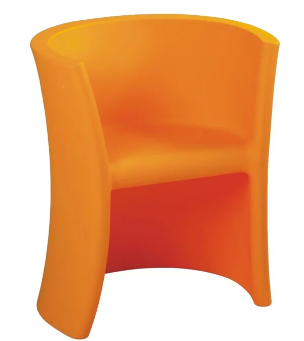 komfortabler kinder stuhl orange ergonomisch bequem