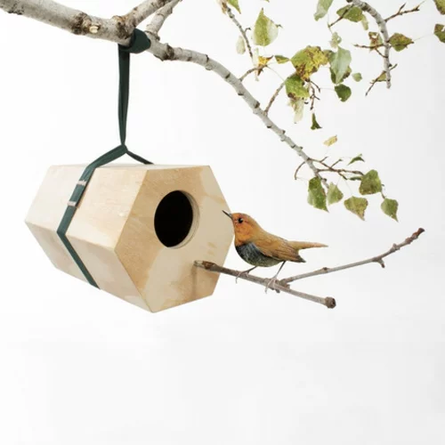 modulares vogel haus aus holz idee design umweltfreundlich
