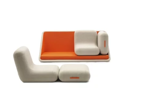 orange designer sofa weich varianten gebrauchen