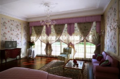 romantische schlafzimmer designs gardinen große fenster