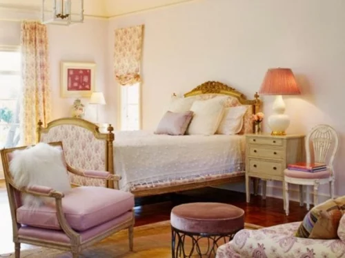 romantische schlafzimmer designs weich bett
