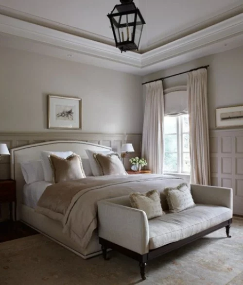 romantische schlafzimmer designs weich blass farben