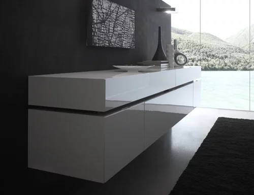 coole designer sideboards kommoden glanzvoll minimalistisch