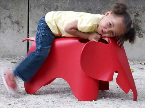 schöne coole kinder hocker designs elefant rot