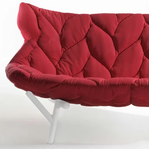 sofa sitzbank rot designer lösung bequem auflage decke