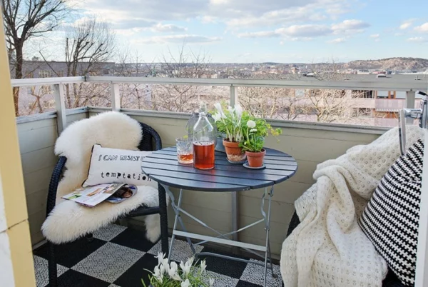 trendy apartment balkon kompakt idee design