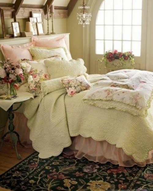 vintage schlafzimmer einzelbett mädchen kissen bequem matratze