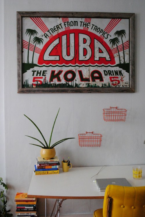 Vintage Zeichen im Interior verwenden - stilvolle Deko Ideen