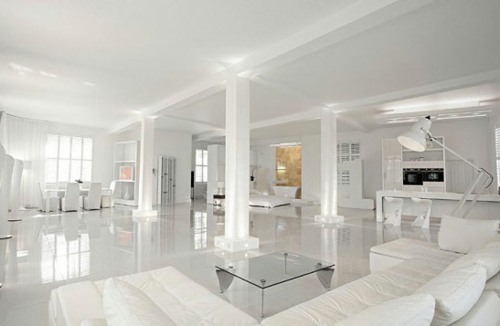 weiße interior design ideen studio glanzvoll immobilie