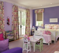 Das Kinderzimmer Interior mit leuchtenden Farben erfrischen