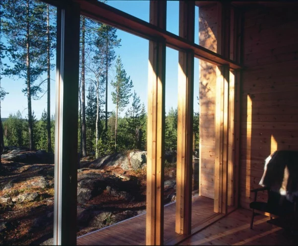 Luxury Villa Valtanen fenster fassade glas