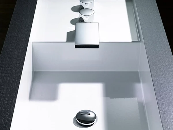 Modulare Badezimmer Möbel coole Einrichtung waschbecken quadratisch