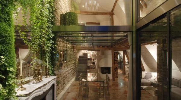 Renovierte Maisonette Wohnung Herzen Paris designer architektur