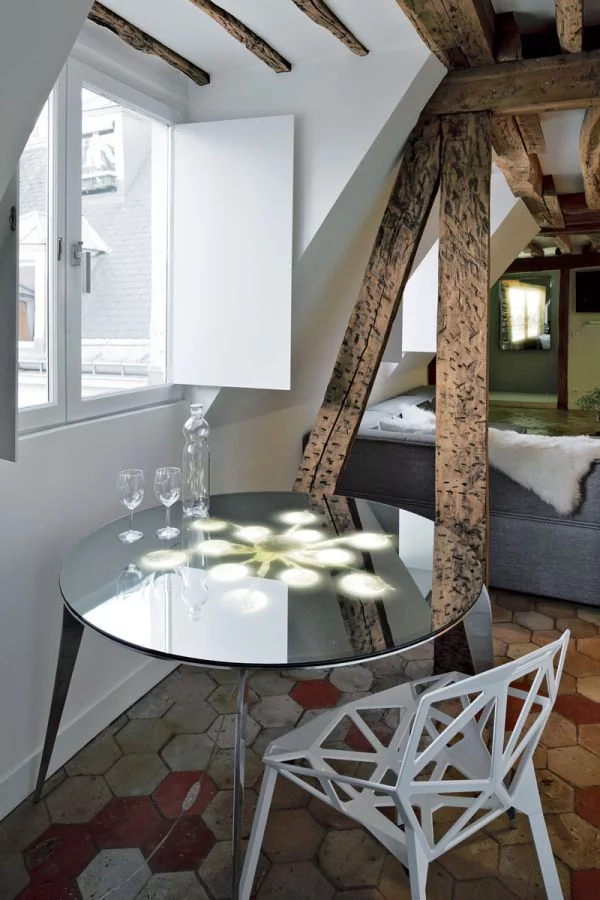Renovierte Maisonette Wohnung Herzen Paris eigenartig apartment