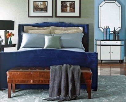 10 blaue Schlafzimmer Möbel - elegante, feminine Atmosphäre