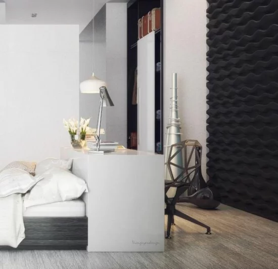 coole moderne interior designs kommode weiß schlafzimmer