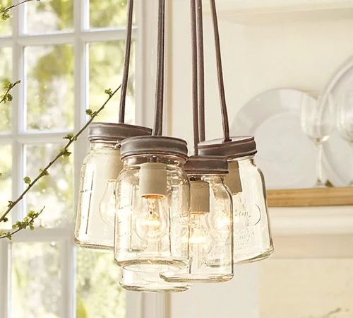 coole moderne weckglas leuchten hängend glühbirne