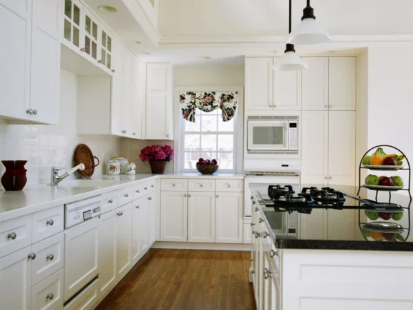das interior design modernisieren weiße küchen einrichtung