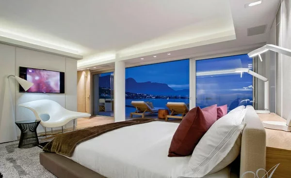 designer neu gestaltetes apartment atlantisch ozean schlafzimmer