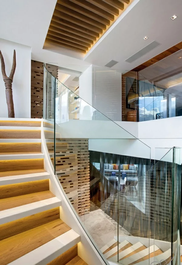designer neues apartment atlantisch ozean treppe