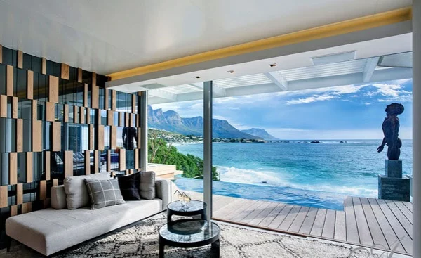 designer neu gestaltetes apartment atlantisch ozean umgebung