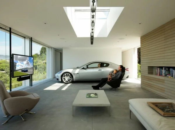 die-auto-garage-anordnen-einrichtung-tipps-wohnzimmer