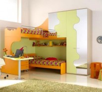 Ergonomische Kinderzimmer Designs für zwei Kinder angebracht